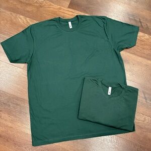 2XL Next Level Apparel Green Men's Tee (Pack of 2)